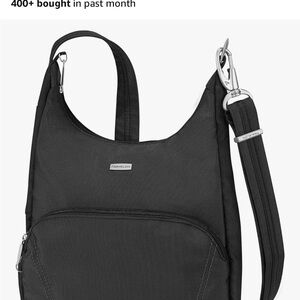 Travelon Anti-Theft Classic Essential Messenger Bag, Black
